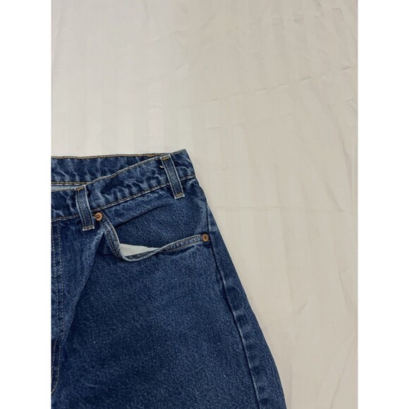 Vintage Levi’s 505 Jeans Men’s 34x34 Blue Denim Straight Leg 90s Orange Tab 0215 - Picture 3 of 9